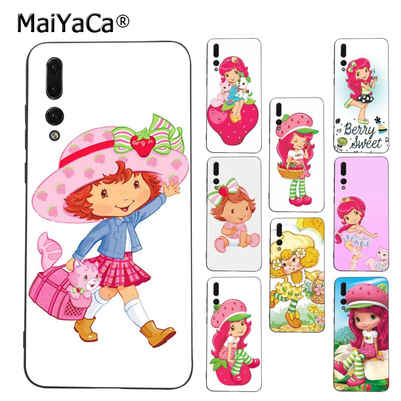 

MaiYaCa Cartoon Strawberry Shortcake and Dora The Explorer Phone Case for Huawei P9 10 plus 20 pro mate9 10 lite honor 10 view10