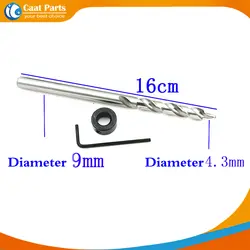 3/8 "(9 мм) Деревообработка склонны отверстие для бутылок особенный, шаг дрель, высокая скорость стали склонны отверстие локатор второго