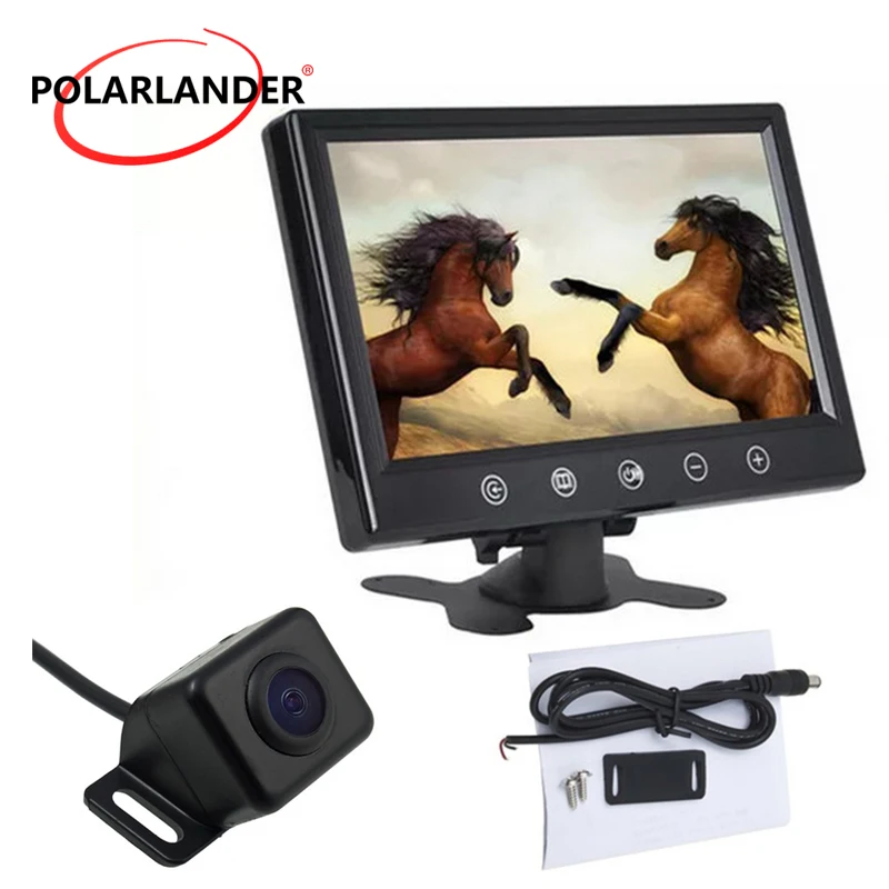 " автомобильный монитор TFT с 12-24 V парковка Системы HD Дисплей 360 градусов Desktop для шины 4/8/16 светодиодный 18,5/28 мм реверсивный Камера