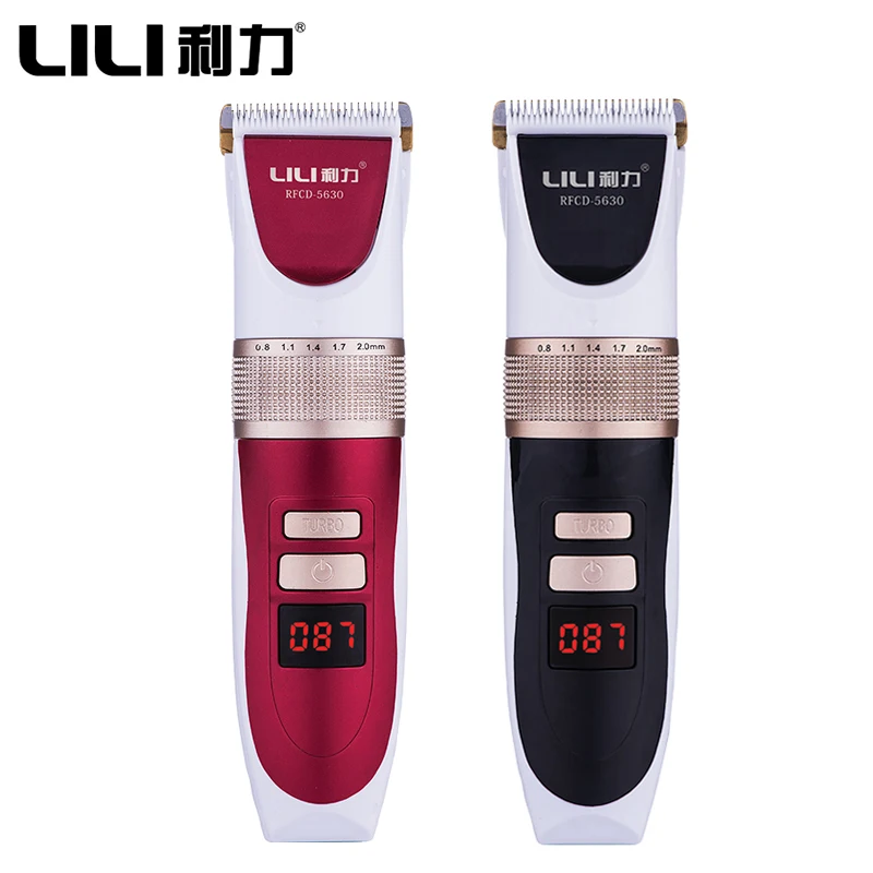 

Professional Electric Hair Clipper Trimmer For Men LCD Power Display Rechargeable Hair Clipper Ceramic Cutter Haircut Machine