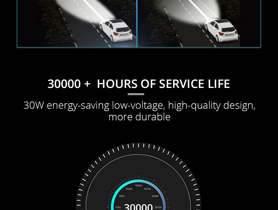 MeeToo Mini H4 H7 Led Car Headlight 9005 9006 H11 LED Car Bulbs 6500K 10000LM CSP Chips Auto Automobile Led Headlamp Fog Lights (7)