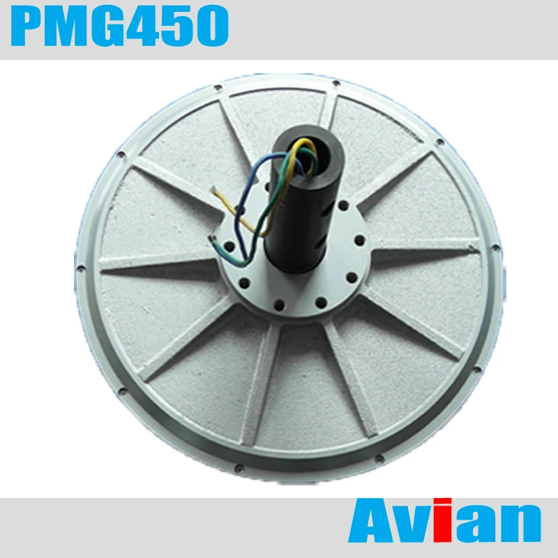

PMG450 2KW 180RPM 110V 220V Coreless permanent magnet generator three phase wind generator