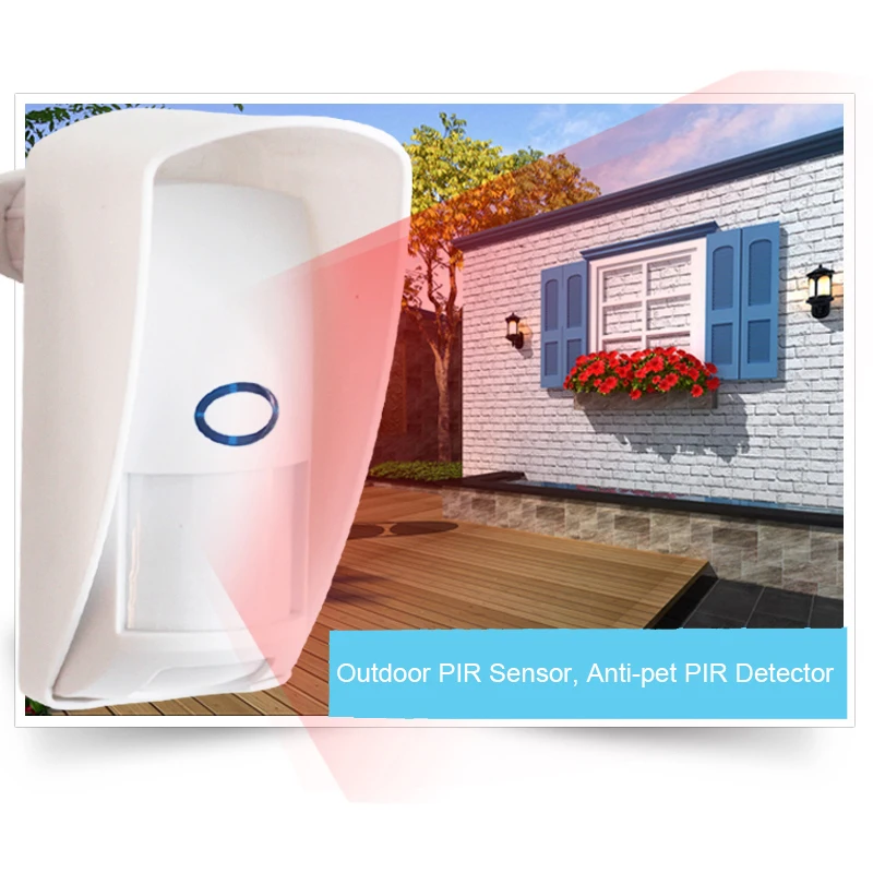JeaTone Wireless PIR sensor Infrared Motion Detector 433Mhz pet Immune Waterproof for Home Security Alarm System 1pcs 2pcs 4pcs