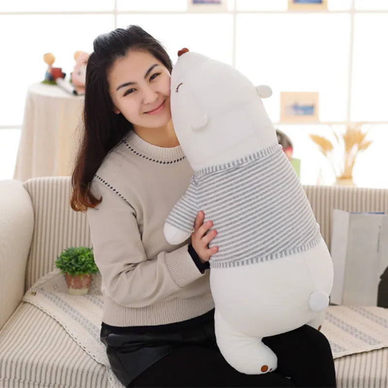 80cm big Size Polar Bear Soft Stuffed Toy Nanoparticle Doll Nano Plush TOY | Игрушки и хобби