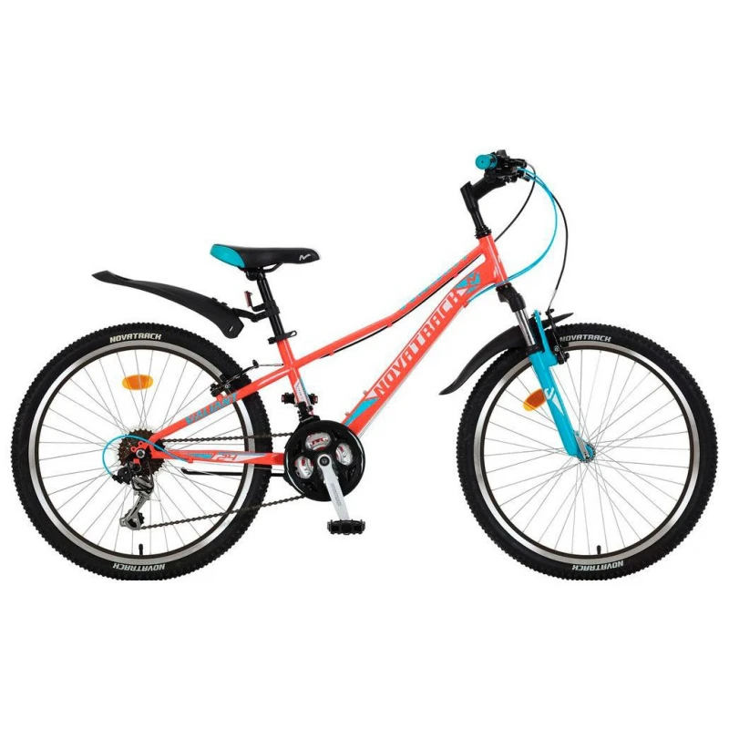 Подростковый велосипед Novatrack Valiant 24 - Цвет: Красный