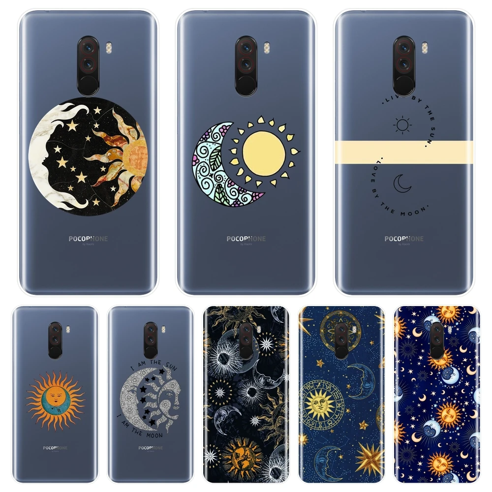 Силиконовый чехол для телефона Xiaomi Redmi S2 4A 5A 6A 5 Plus Moon мягкая задняя крышка Pocophone F1