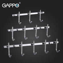 GAPPO-anzuelos de pared con forma de torre para el baño, ganchos para colgar en la pared de zirconia