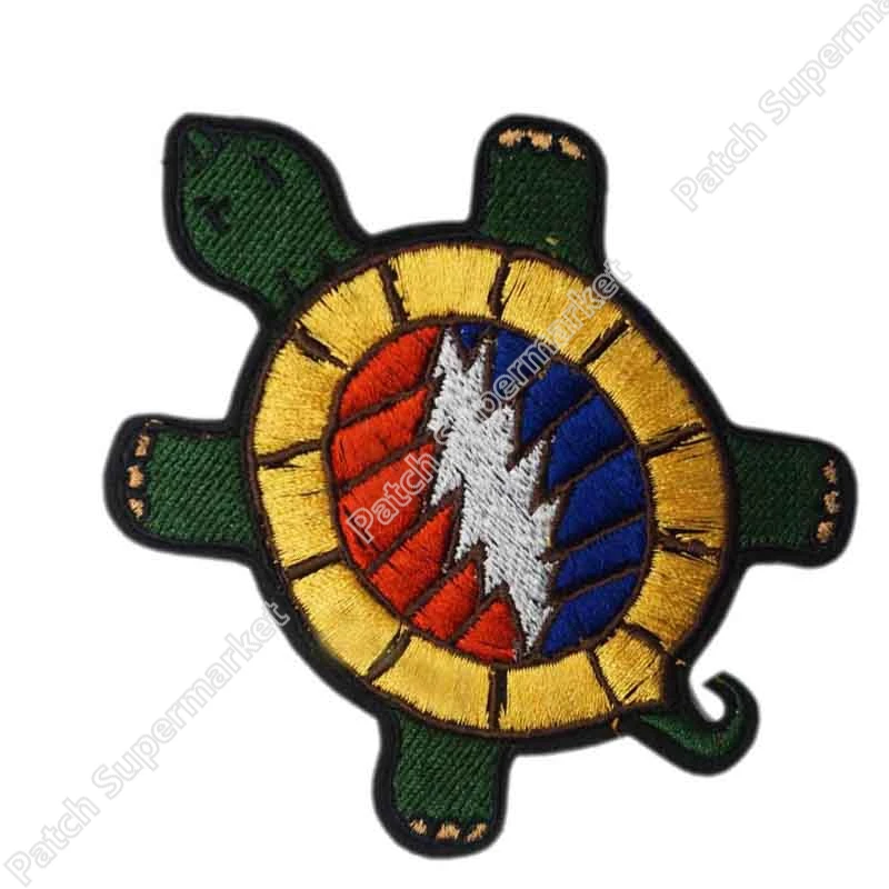 Grateful Dead Terrapin Turtle Music Band Embroidered LOGO Iron On Patch