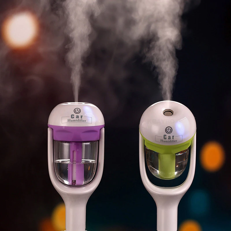 

12V car aromatherapy essential oil diffuser steam humidifier air purifier aroma diffuser aromatherapy mist diffuser portable. H