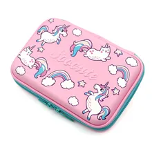 Дешевые Единорог пенал Kawaii КАЛЕМ kutusu eva Trousse школьников stylo Творческий школьные принадлежности estojo Эсколар Pencilcase пенал