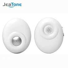JeaTone беспроводной дверной звонок самогенерирующий дверной звонок через стену вашего дома с длинным дистанционным интеллектуальным пультом дистанционного управления