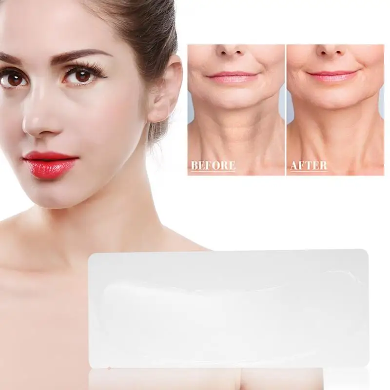 

Silicone Reusable Neck Face Lifting Mask Neck Care Pad Anti-wrinkles Aging Washable Neck Tape Pad Patch a