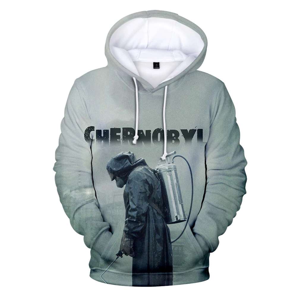 Chernobyl Disaster Fashion Casual Hooded Sweatshirt Trend Street Clothing Basic Popular comfortable | Мужская одежда