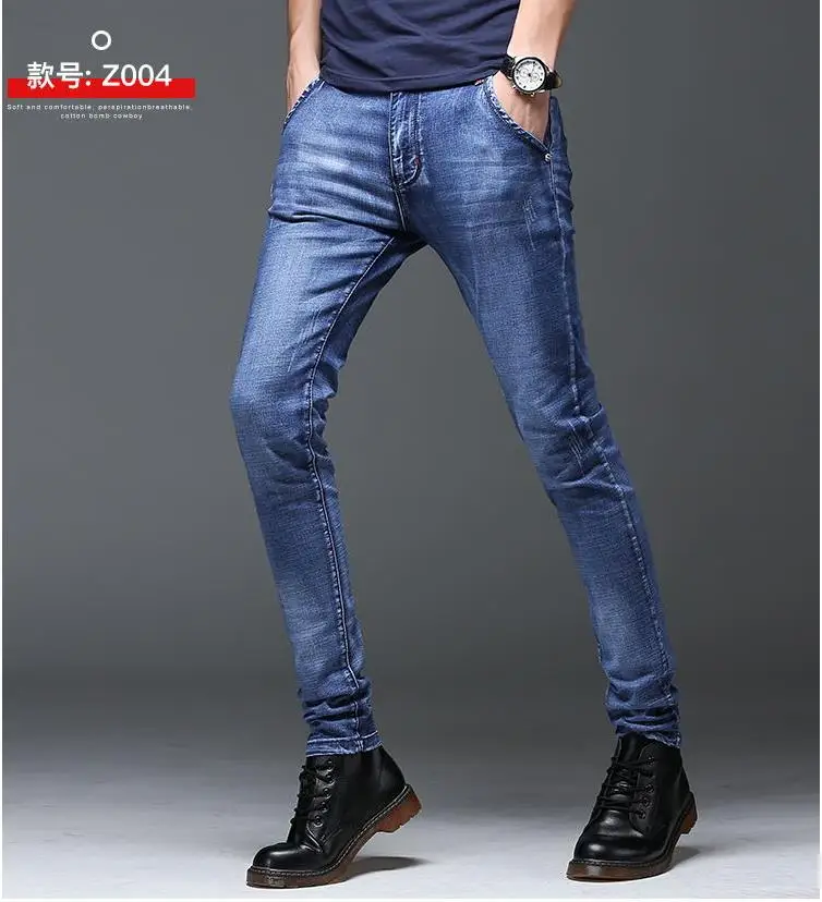 Batmo 2019 new arrival high quality casual slim jeans men ,men's pencil pants ,skinny jeans men Z004 Batmo 2019 new arrival high quality casual slim jeans men ,men's pencil pants ,skinny jeans men Z004