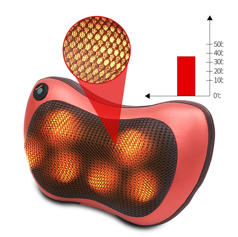 Подушка для массажа шеи поясницы спины электромобиля|massage pillow|massage neckcervical spine |