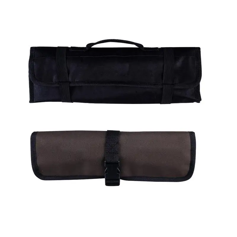 New Black Blue Red Roll Bag Carry Case Bag Chef Knife Bag Kitchen Cooking Portable Durable Storage Pockets