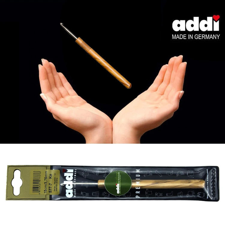 

Addi 577-7 olivenholz CROCHET HOOK COMFORT SOFT HANDLE Turbo Choose size 2mm, 2.5mm, 3mm, 3.5mm, 4mm, 4.5mm, 5mm, 5.5mm 6mm