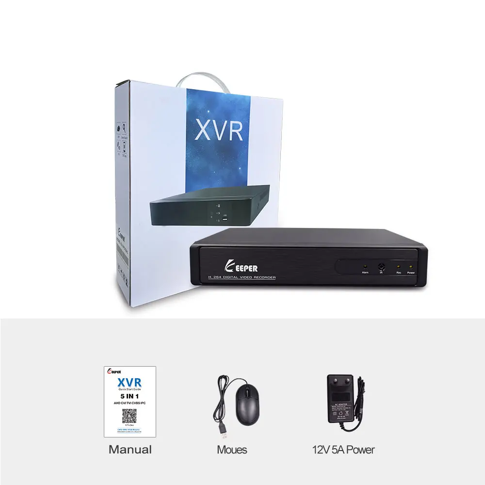 Keeper AHD 1080N 4CH CCTV DVR МИНИ DVR 5 IN 1 для видеонаблюдения Комплект VGA HDMI Безопасность система для 1080P IP камера Onvifi H.264 DVR