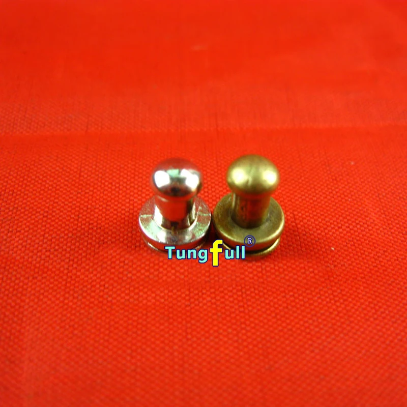 

9.5*7.5mm Mini Handle single hole Wooden box Tray Cloth box Drawer Pacifier nails Bag hardware accessories Head monk