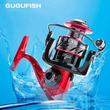 Gugufish ОБД все металлическая проволока чашки рыбалка колеса 5.1: 1 спиннингом 2000/3000/4000/5000 10BB спиннинг Рыбалка катушка