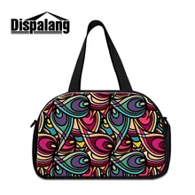 Dispalang Best хлопок вещевой багаж сумки узоры Цветочные путешествия онлайн стильный заказ плеча дорожные аксессуары девушка