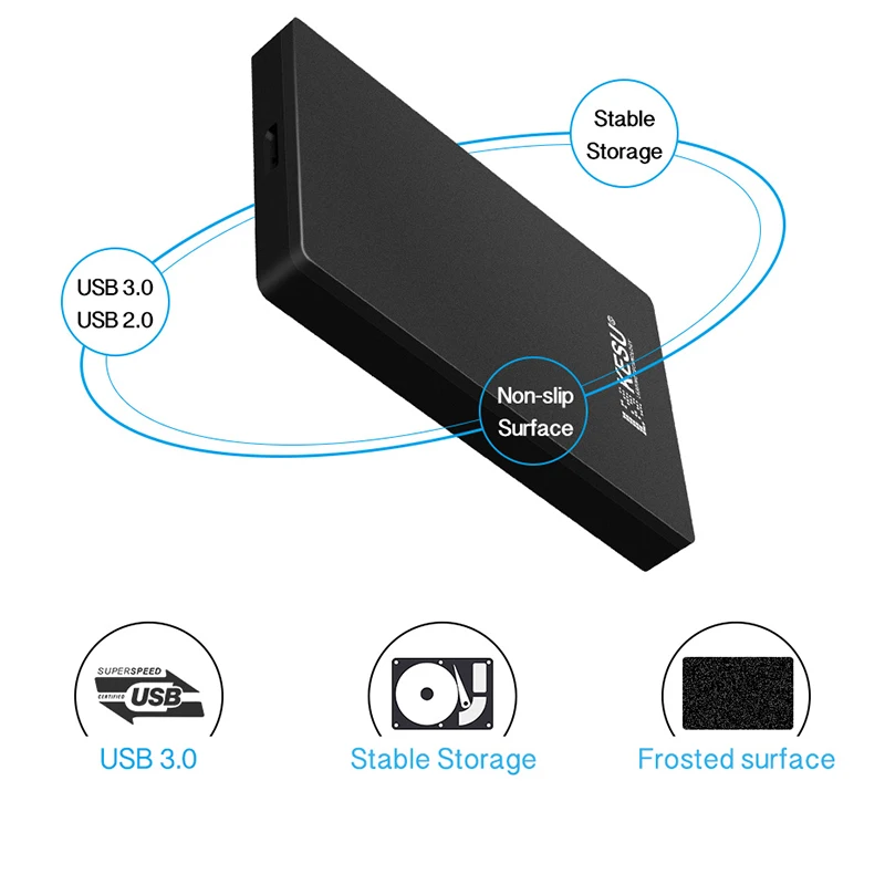 KESU 2," Портативный внешний жесткий диск USB 3,0 120 Гб 160 Гб 250 ГБ 320 ГБ 500 750 1 ТБ 2 т жесткий диск Externo накопитель на жестком диске для PS4/Xbox One