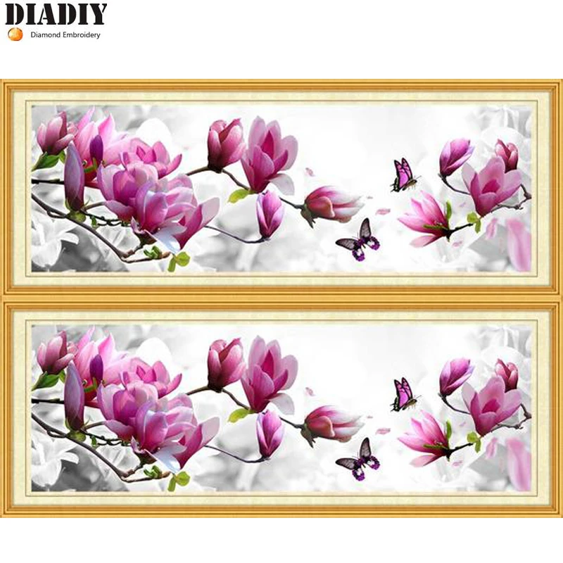

Diamond embroidery flower 5D diamond cross stitch crystal full diamond sets unfinish decorative Diy Diamond painting orchid