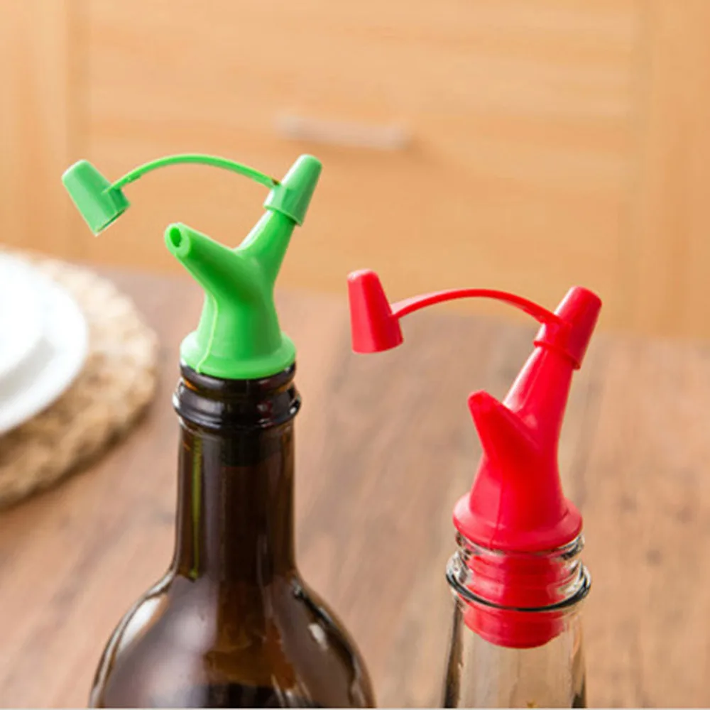 Double Oil Bottle Mouth Stopper Plastic Sauce Bottles ...