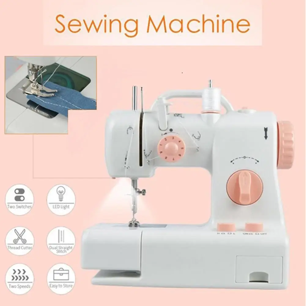 

Automatic Household Electric Stitching Pedal Mini Table Model Sewing Machine