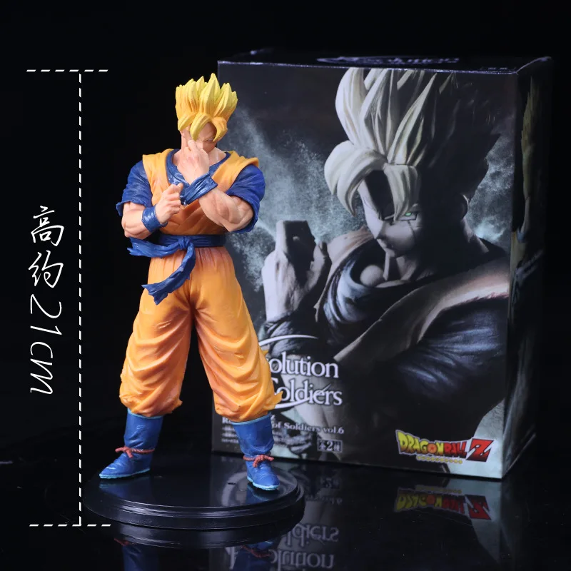 

Anime Dragon Ball Z Son Gohan Adult Future Hero Goku Father Battle Edition 21cm Action Collectible Model Figures