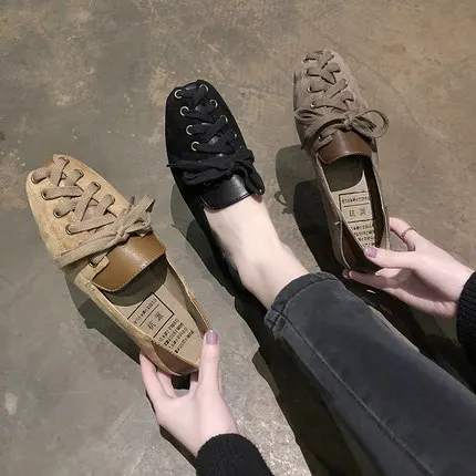 

Ins small leather shoes female Mori girl 2019 new British Korean version of the wild Lok Fu shoes retro round head flat shoes