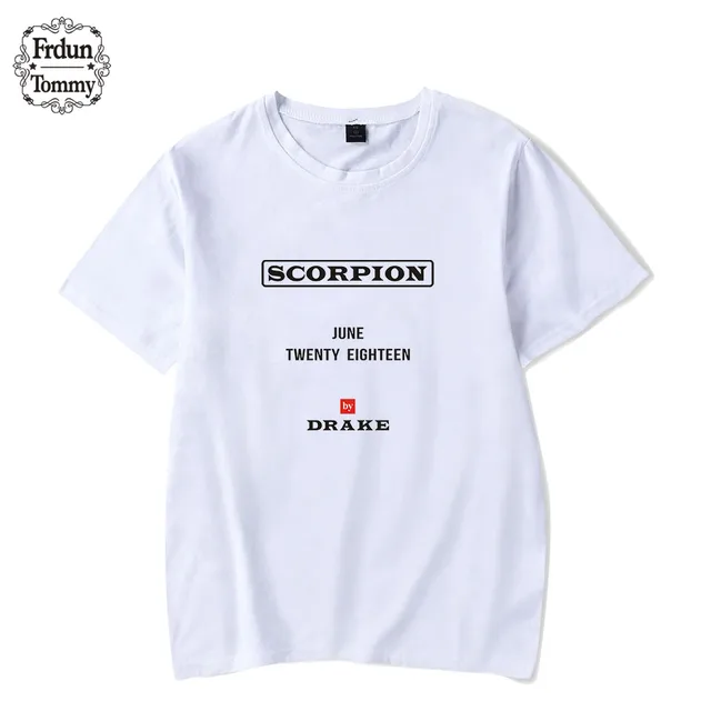 2018 Drake Scorpion Album Summer Hot Sale Cool Tshirts Men/Women Hip Pop High Quality Cotton Short Sleeve Casual Fashion Clothes 1