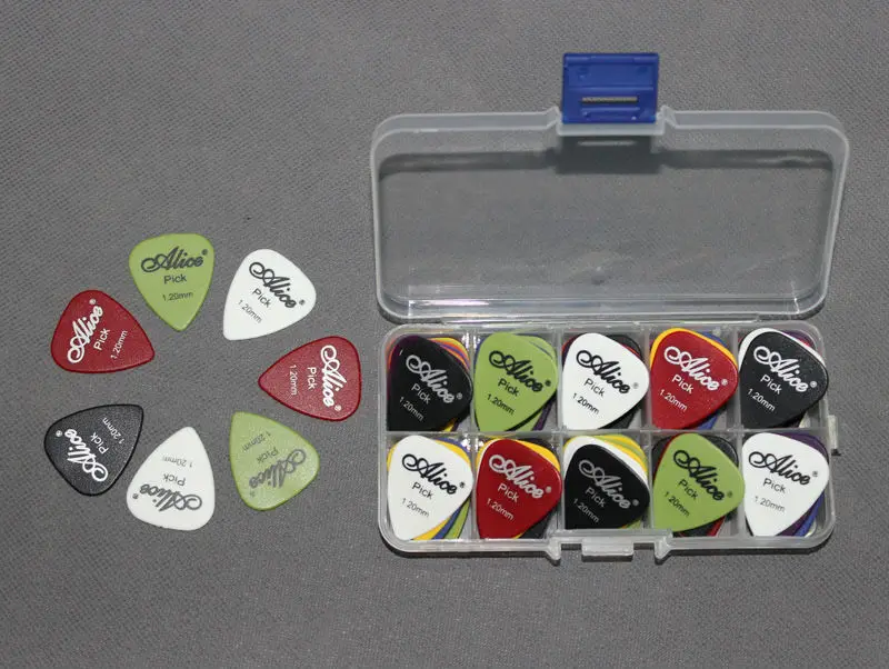 50pcs Rock Heavy Metal Bass Thick Guitar Picks Plectrums 1.20mm + 10