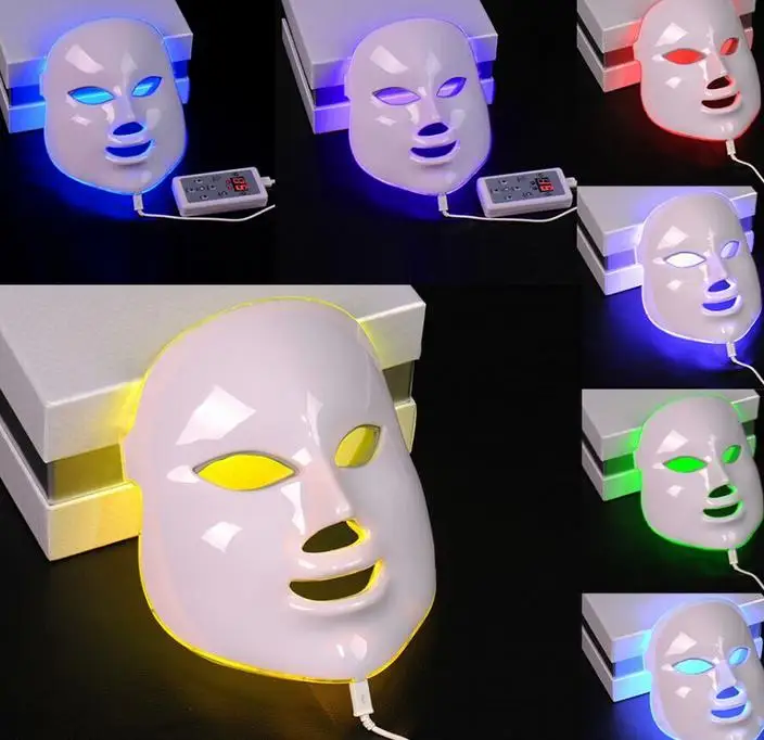 Профессиональные 7 цветов фотон pdt светодиоды уход за кожей маска для лица светотерапия устройства для красоты