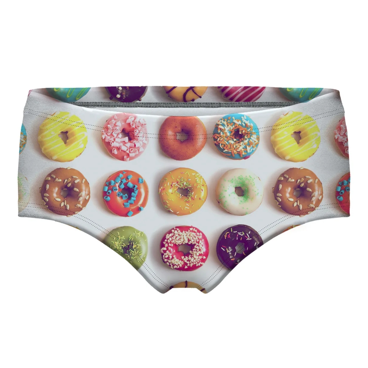 Women's Doughnut Print Kawaii Underwear Ladies Panties Sexy Lingerie