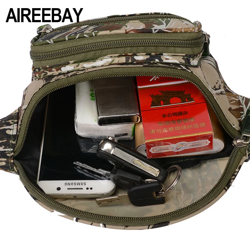 Поясная Сумка AIREEBAY Мужская тактическая водонепроницаемая военная сумка кошелек