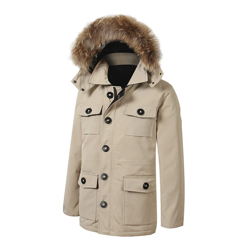 Men Winter Parkas Long Thick Cotton Fleece Jacket Coat Mens Hooded Pockets Outwear Jacket Parka Men 6XL Plus Size Goose Down Men Winter Parkas Long Thick Cotton Fleece Jacket Coat Mens Hooded Pockets Outwear Jacket Parka Men 6XL Plus Size Goose Down