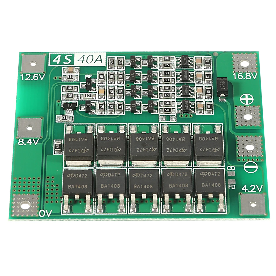Защитная плата Aokin 4S 40A литий ионная батарея 18650 зарядное устройство pcb bms