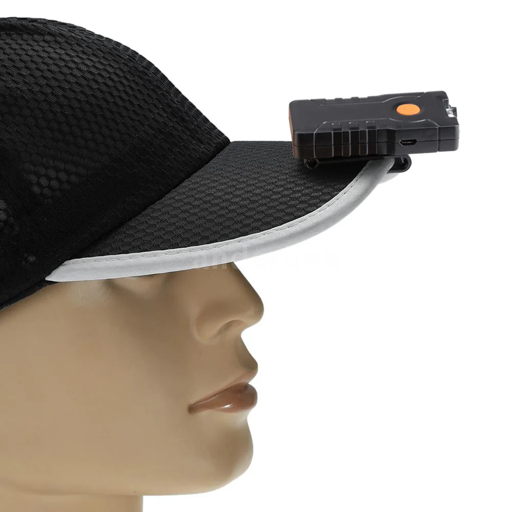 

Bright 3 LED cap light Headlight HeadLamp head Flashlight head Cap Hat Light Clip on light Fishing head lamp