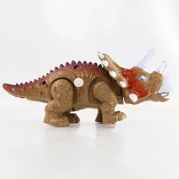 

LED Light Up Walking Realistic Dinosaur with Sound Plastic Children Toy Kids Birthday Gift FJ88