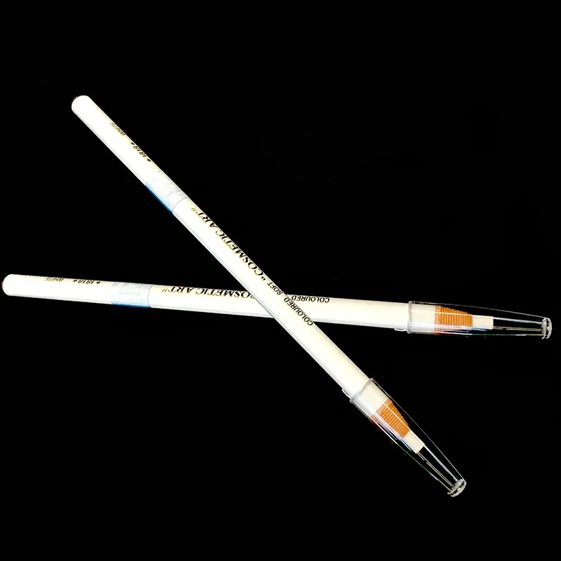 6 цветов, 1818, белый, черный, коричневый, серый карандаш, микроблейдинг, карандаш для бровей, водонепроницаемый, маркер, ручка, отшелушивающая, мягкая, цветная, для бровей
