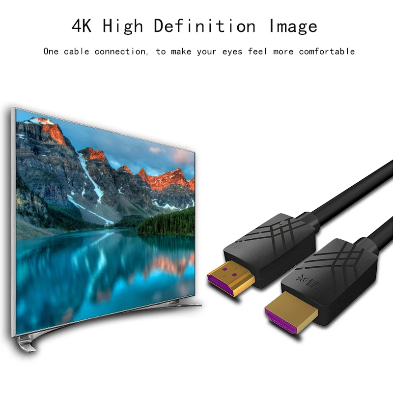 GCX HDMI 2,0 кабель высокоскоростной с Ethernet Ultra HD провод HDTV позолоченный 4 к 60 Гц 0,5 м 1 м 1,5 м 3 м 5 м 10 м 15 м 20 м кабель HDMI
