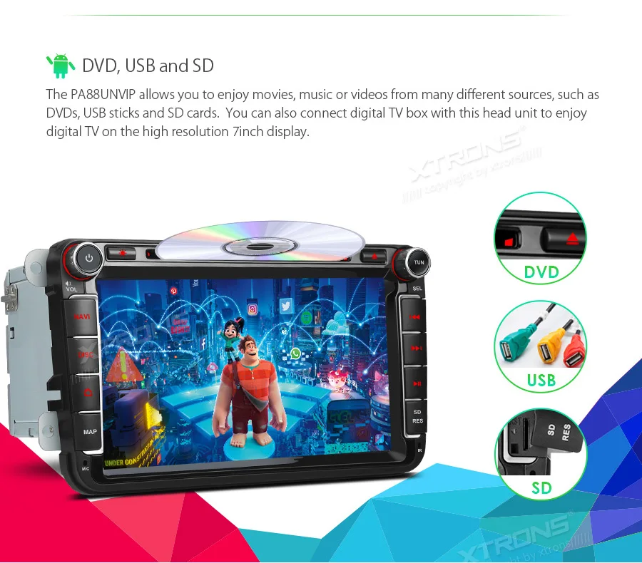 Perfect 8" Android 8.1 Car DVD Player RDS Radio WIFI GPS for Volkswagen vw Beetle Bora Caddy Passat CC Sharan T5 Multivan Touran 11