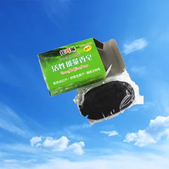 

Soaps Popular Bamboo charcoal Deep clean pores and firming skin soap 1Pcs, Healthy care skin disease treatment soaps 60g