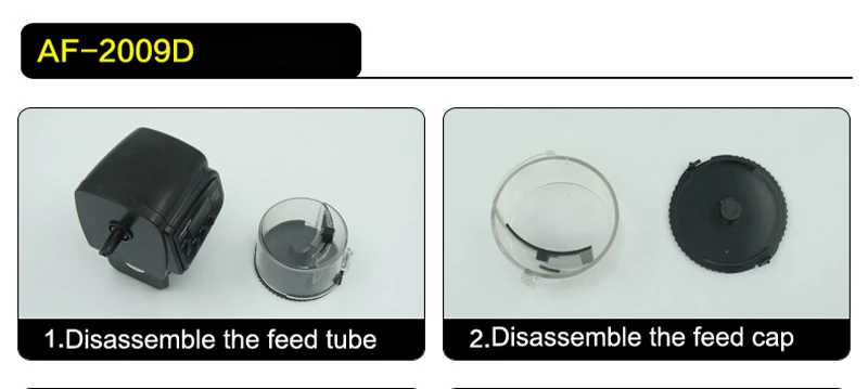 Aquarium Timing Automatic LCD Feeders Auto Timer Feeding AF-2009D AF-2005D AF-2003 for Fish Tank Pet Feeding Dispenser  (22)