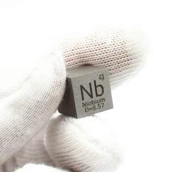 

Niobium Cube Nb for Metal Element Collection Hobbies Science Experiment Purity 10x10x10mm 4 Density Research and Development Lab