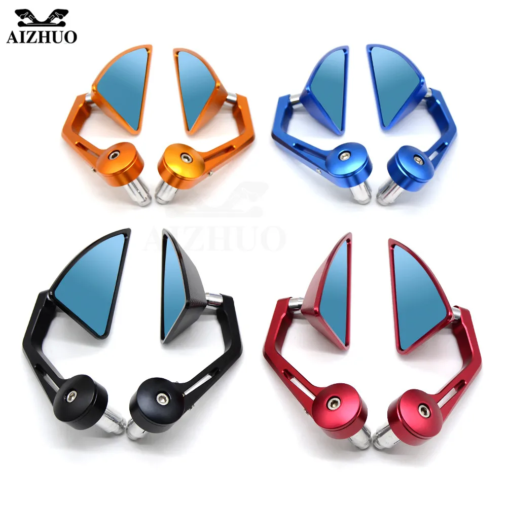 Universal 22MM Rear View Mirrors Handle Bar End Mirror FOR SUZUKI 600/750 KATANA DR 650 S GSXR1300 B-KING GSX-S1000/F HAYABUSA