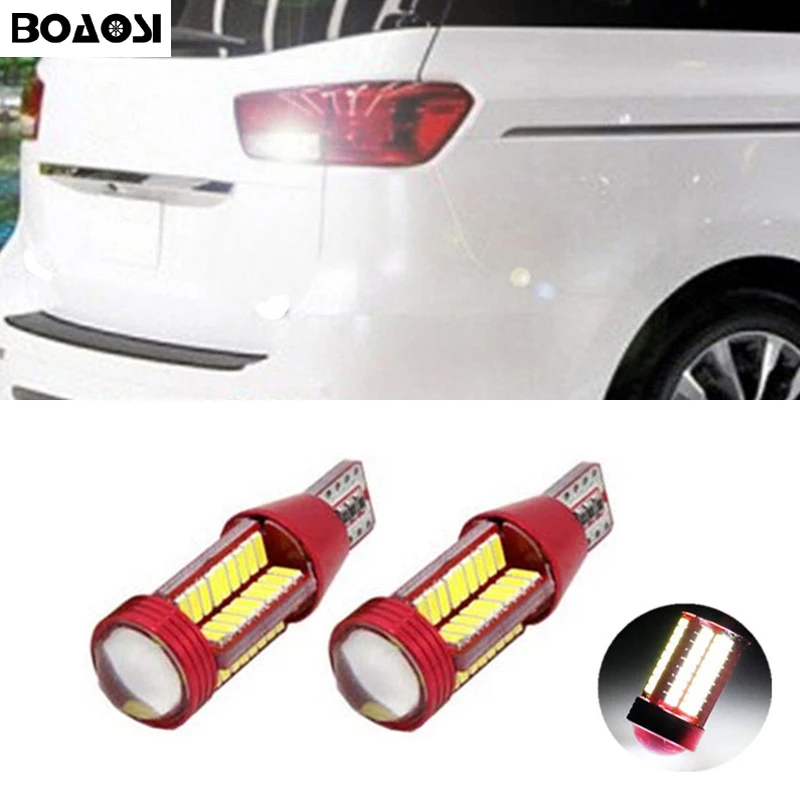 

2x T15 W16W Car Canbus LED Backup Reverse Light For kia rio k2 3 armrest ceed sportage sorento cerato soul picanto optima k3