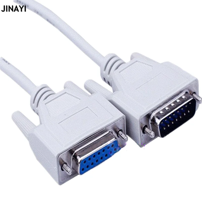15 Pin DB15 Male to Female Serial Port Extend DATA Cable 1.5m 3m