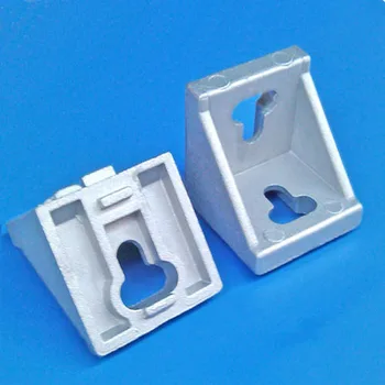 

20PCS/LOT SB4545-10 Corner Fitting Angle 3030 shelf Triangle Brackets Aluminum Profile Accessories L Connector Fasten connector